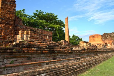 Wat Phra Mahathat, Ayutthaya Antik Şehir Dünya Mirası, Tayland.