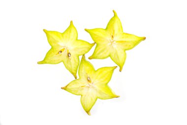 Carambola meyve dilimleri ile