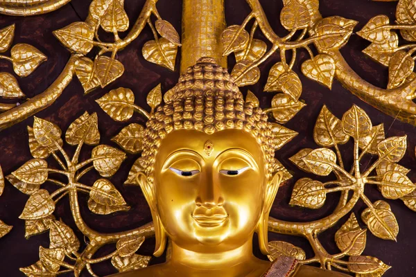 Boeddha in hoofdaltaar van Wat Phu Prow — Stockfoto