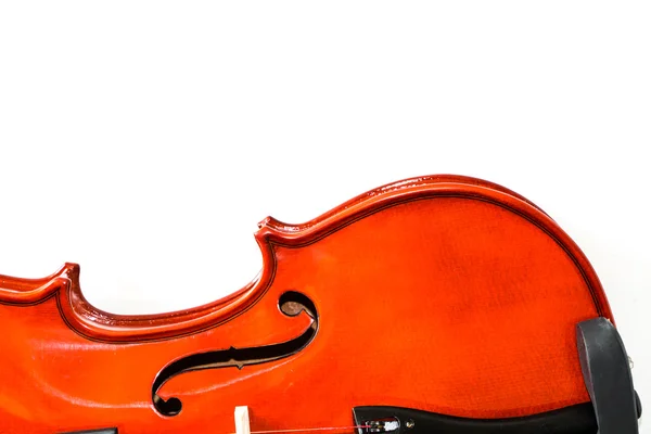 Violon isolé sur blanc — Photo