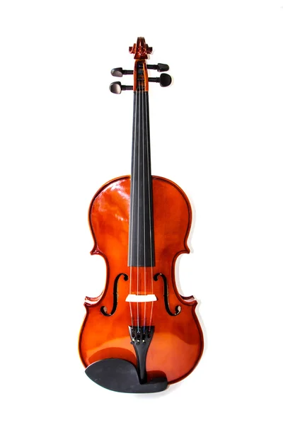 Violino sobre fundo branco — Fotografia de Stock