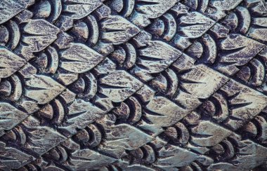 Bayon Tapınağı kalıntıları sürü taş yüzü olan