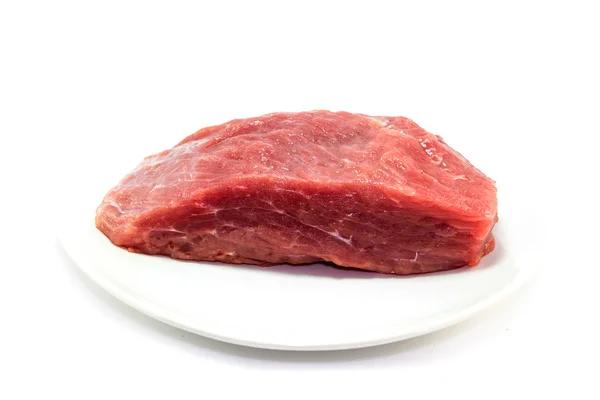 Carne di maiale disossata fresca — Foto Stock