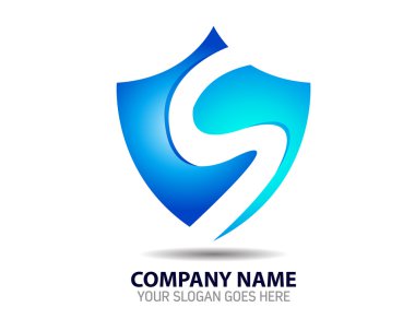 Soyut kalkan Logo Simge şablonu