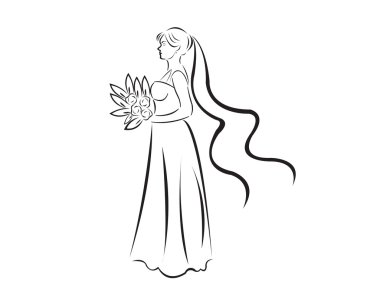 Güzel gelin Logo Simge