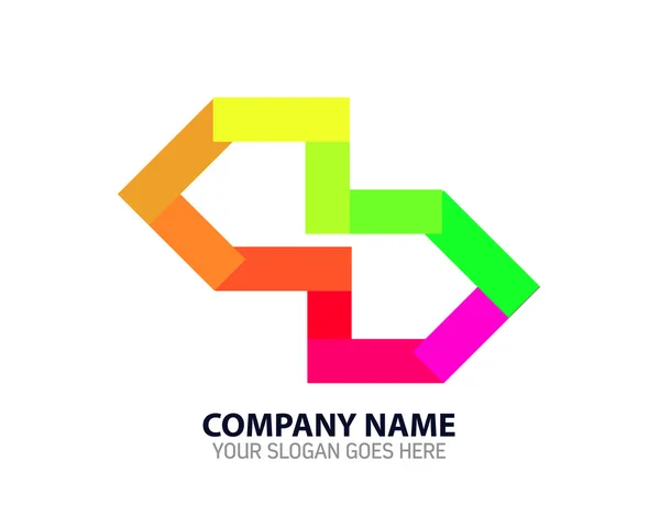 Szablon Logo wydawcy mediów — Wektor stockowy