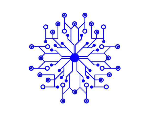 未来のネットワークのロゴのアイコン — ストックベクタ