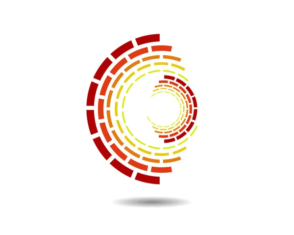 Logotipo do Portal Digital Abstracto — Vetor de Stock