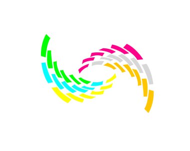 Dijital dalga Logo Simge