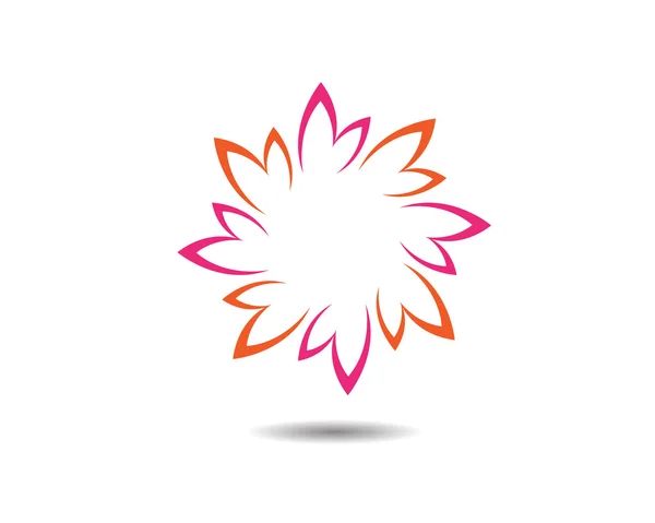 Minimalistische Blume — Stockvektor