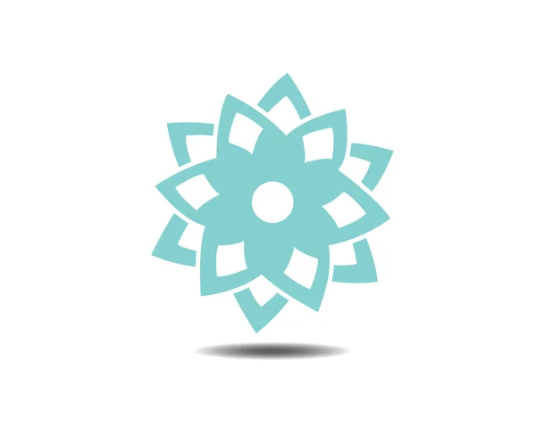 Dekorative Blume Logo — Stockvektor