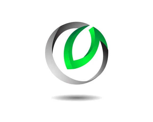 Icono del logotipo de la tecnología brillante — Vector de stock