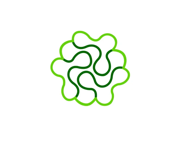 脳の抽象的なロゴ — ストックベクタ