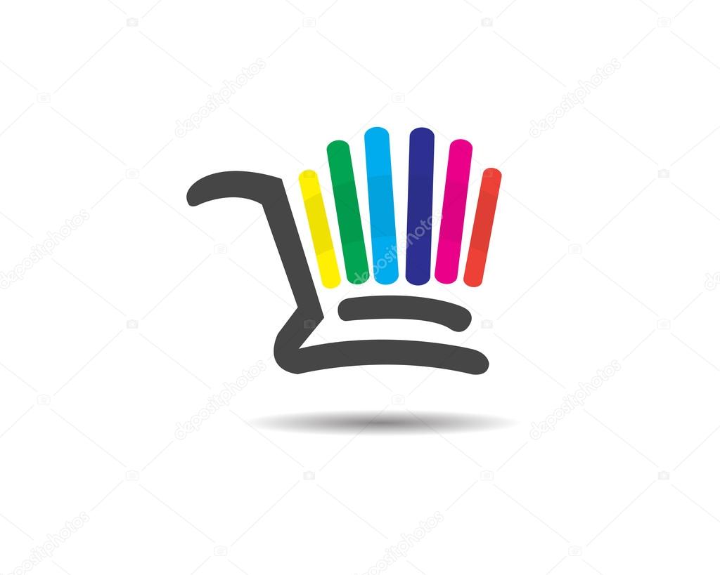 Vector Design of Abstract Shopping Chart