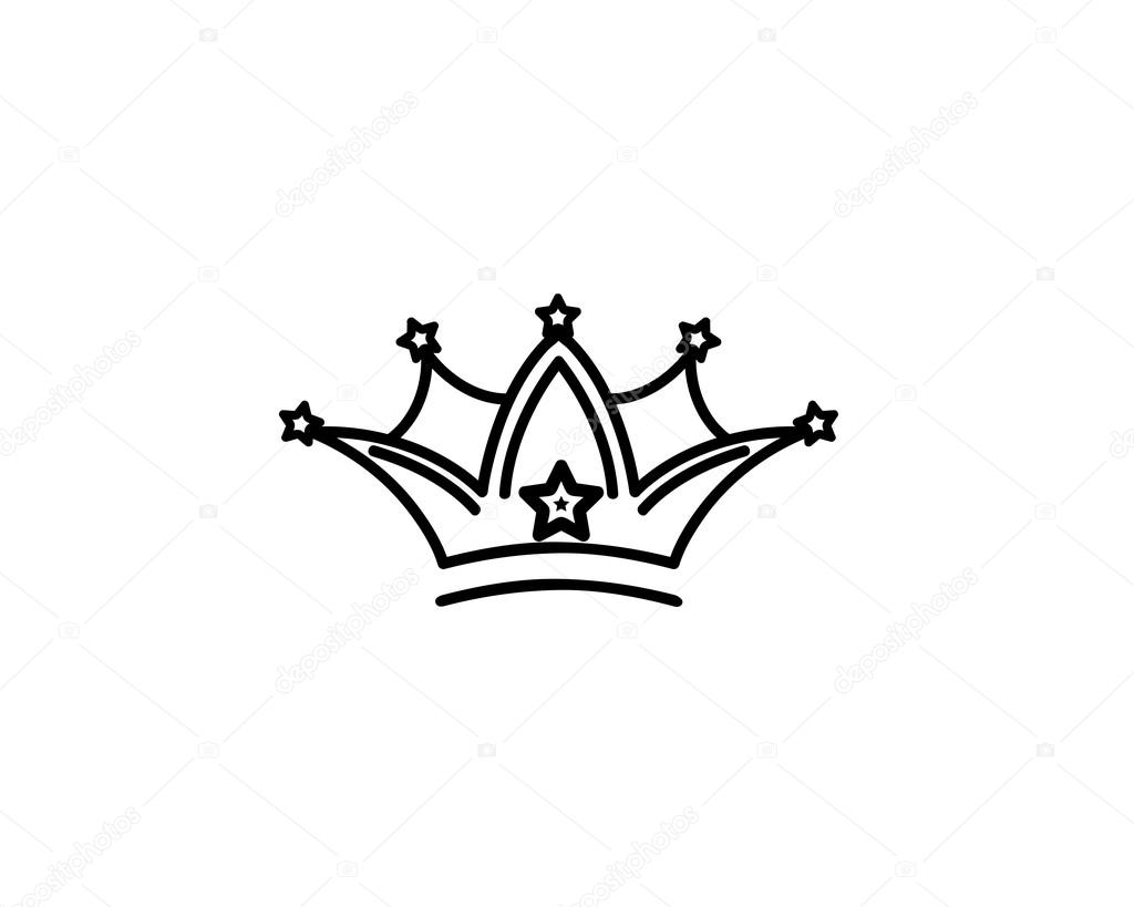 Vector Design of Tiara Crown