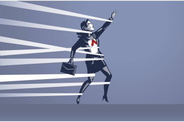 İş Kadını Sıkıştı ve Serbest Mavi Yakalı Resmini Taşıyamıyor