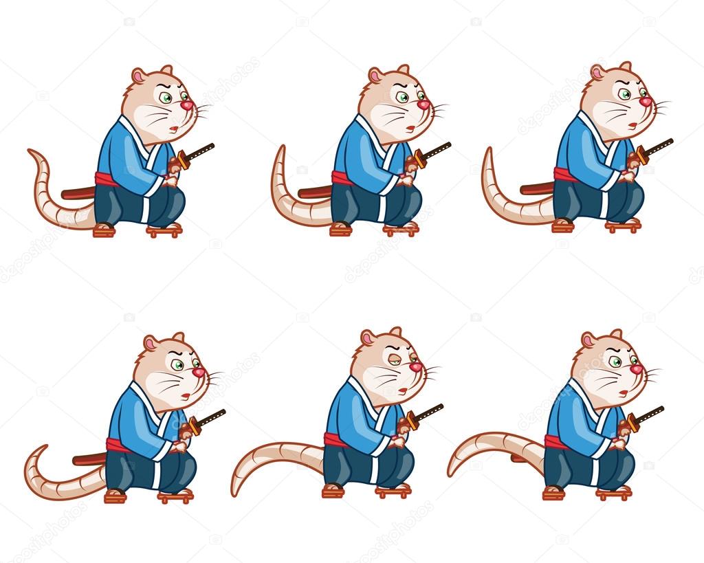Samurai Mouse Idle Sprite Stock Vector Image by ©gagu #55214903 Samurai Mouse Idle Sprite Stock Vector Image by ©gagu #55214903