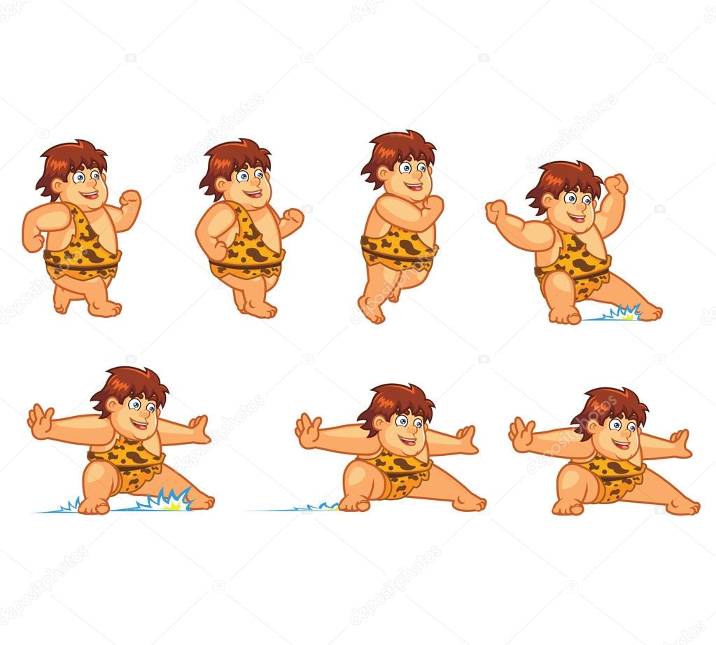 Cave Boy Game Sprite