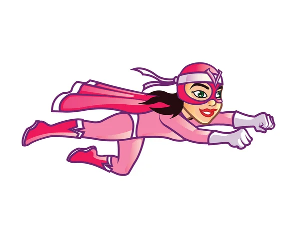 Teenage Super Hero Girl — Stock Vector