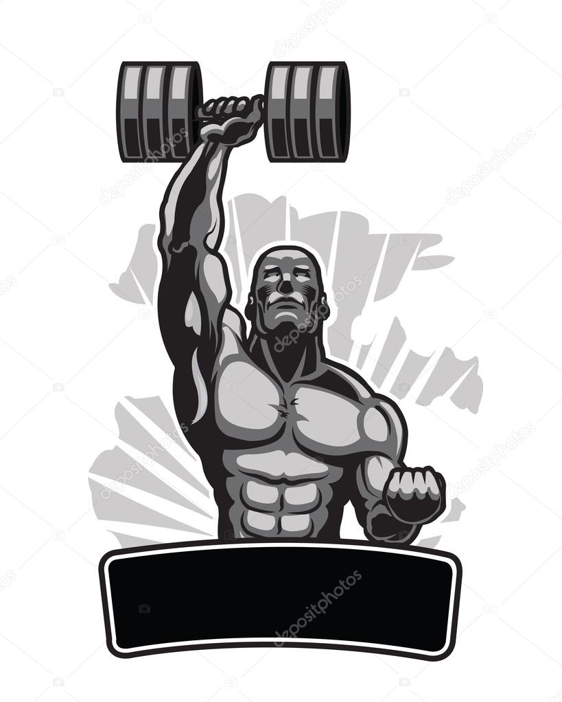 Vector Illustration of Fitness or Gym Logo Icon