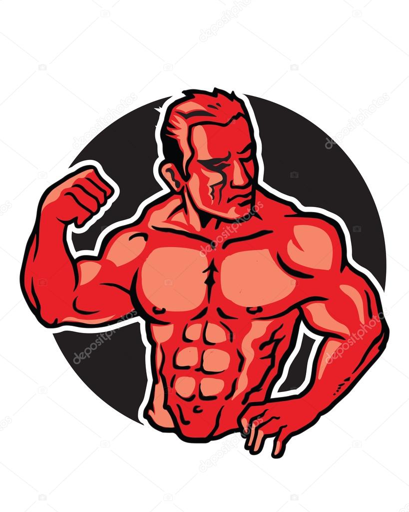 Vector Illustration of Fitness or Gym Logo Icon