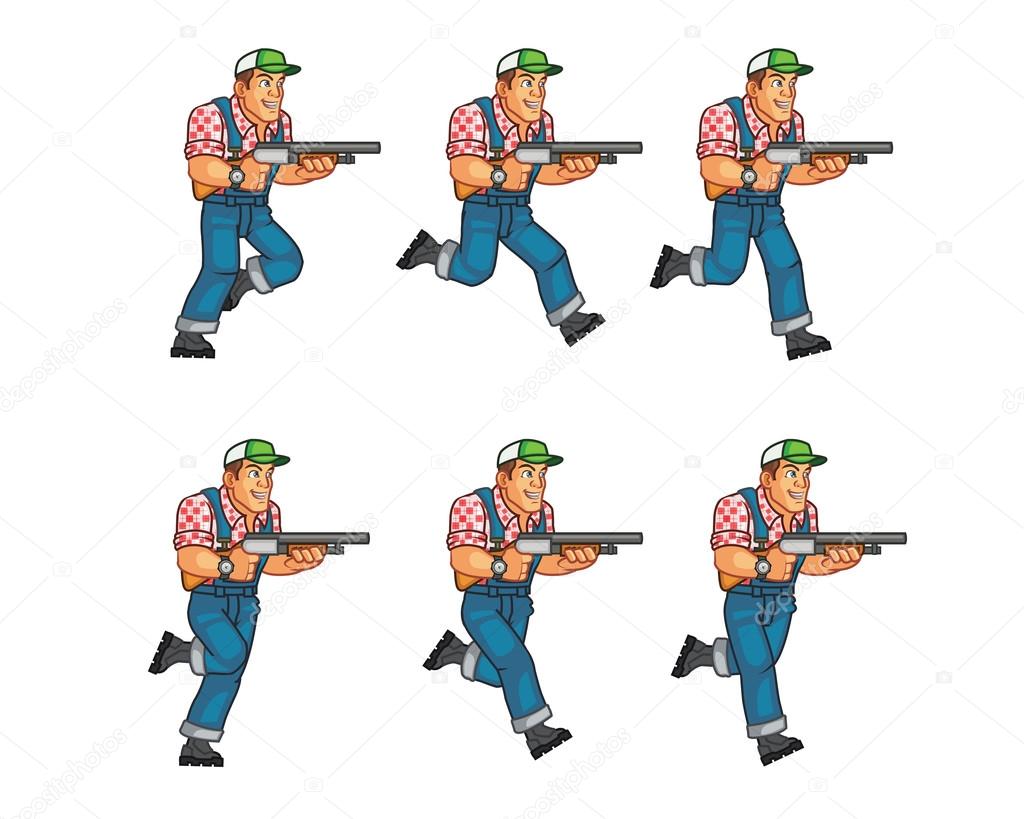 Red Neck Running Game Animation Sprite Stock Vector Image by ©gagu #77993614 Red Neck Running Game Animation Sprite Stock Vector Image by ©gagu #77993614