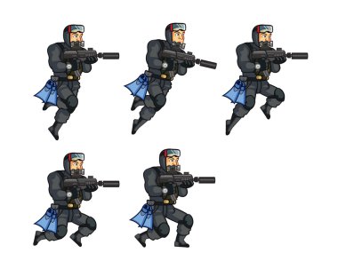 Navy Seal Sprite atlama