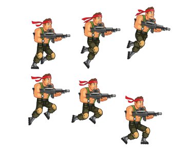 Komando oyunu Sprite