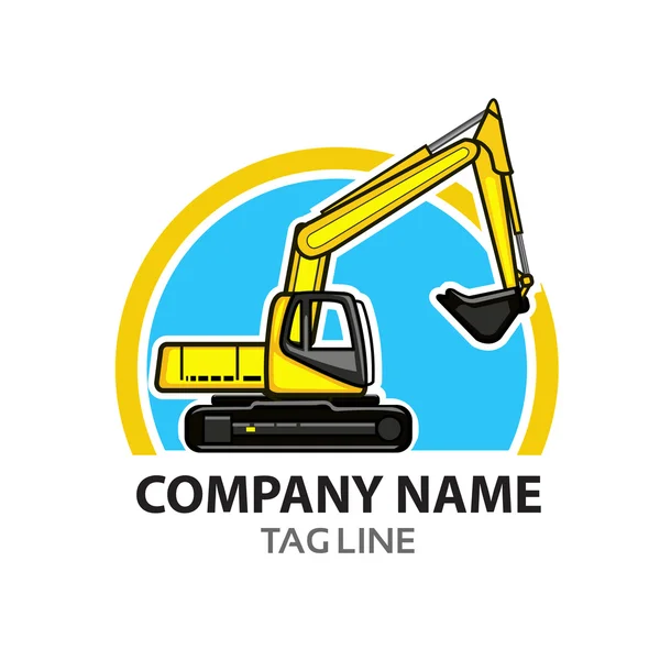 Logo de construcción — Vector de stock