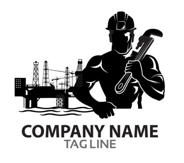 Petrol sondaj platformu şirket logosu