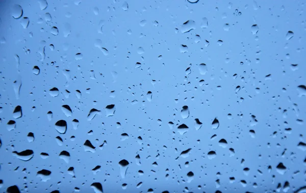 खिडकीवर पाऊस थेंब — स्टॉक फोटो, इमेज