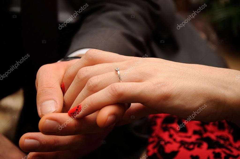 Engagement Ring On Womans Stock Photo Image By C Kimmik Engagement Ring On Womans Stock Photo Image By C Kimmik