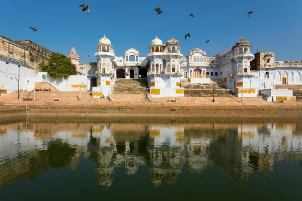 Lago della città Pushkar, India — Foto Stock