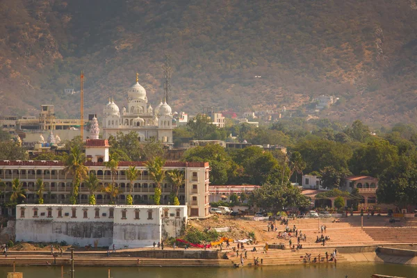 Vista de la ciudad de Pushkar, India — Foto de Stock