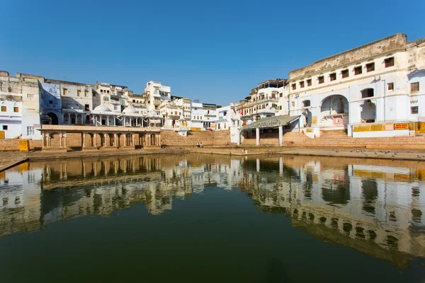 Lago della città Pushkar, India — Foto Stock