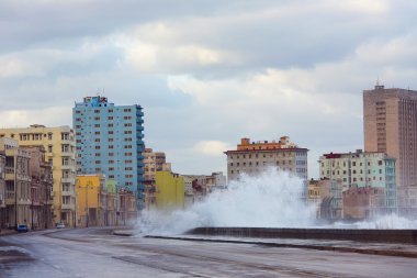 Havana, fırtınası yeni şehir Havana'nın Manzaralı