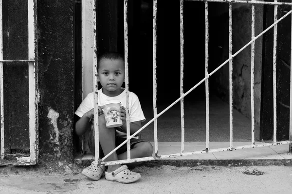 Havana - 17 Şubat: Havana o sokakta oynayan Unkown çocuk