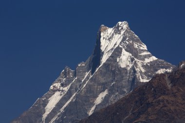 Machhapuchchhre dağın - balık kuyruğu İngilizce bir dağıdır