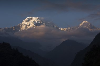 Annapurna ben Himalaya Dağları Nepal