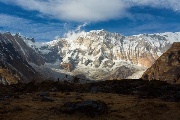 Görüntülemek Annapurna ben Annapurna temel kamp Himalaya dağlarından — Stok fotoğraf