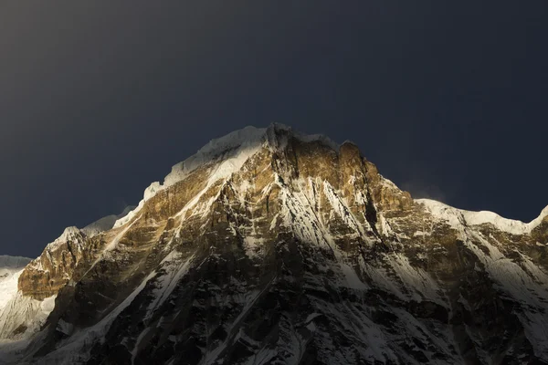 View of Annapurna I from Annapurna Base Camp Himalaya Mountains — Stock Photo, Image