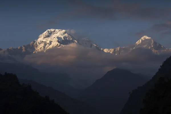 Annapurna εγώ Ιμαλάια Όρη στο Νεπάλ — Φωτογραφία Αρχείου