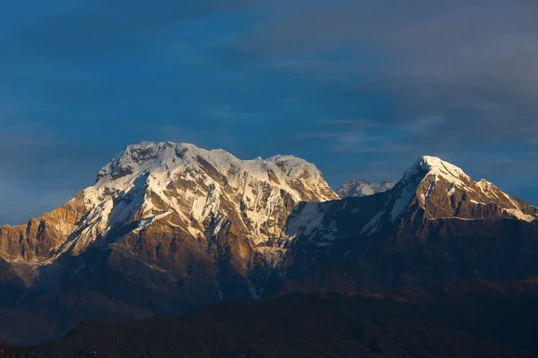 अन्नपूर्णा मी हिमालय पर्वत — स्टॉक फोटो, इमेज
