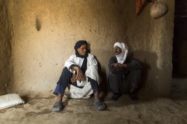 Çöl Sahara, Fas - 17 Nisan: Kimliği belirsiz kişiler, portrai