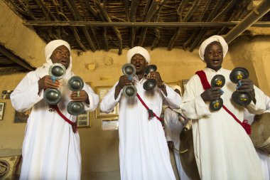 Çöl Sahara, Fas - 17 Nisan: Kimliği belirsiz kişiler, portrai