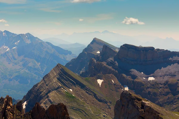 View over Pyrenees mountains — Stock Photo, Image