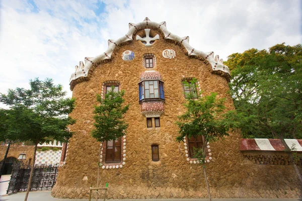 Fachada de Gaudi Arquitetura em Barcelona — Fotografia de Stock