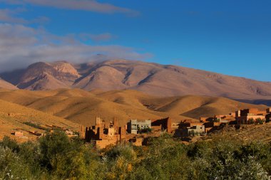 Gorges de Dades, Atlas dağ Fas. Maymun parmak.