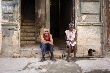 Havana, Küba-Ekim 13:People sokaklarında Havana 13 Ekim, 