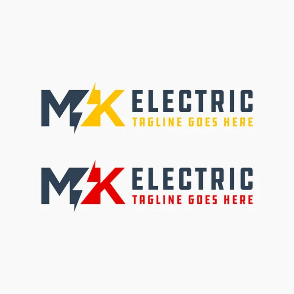 Projekt Logo Przemysłu Elektrycznego Literą — Wektor stockowy